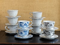Berry & Thread Teacup - Whitewash – Juliska