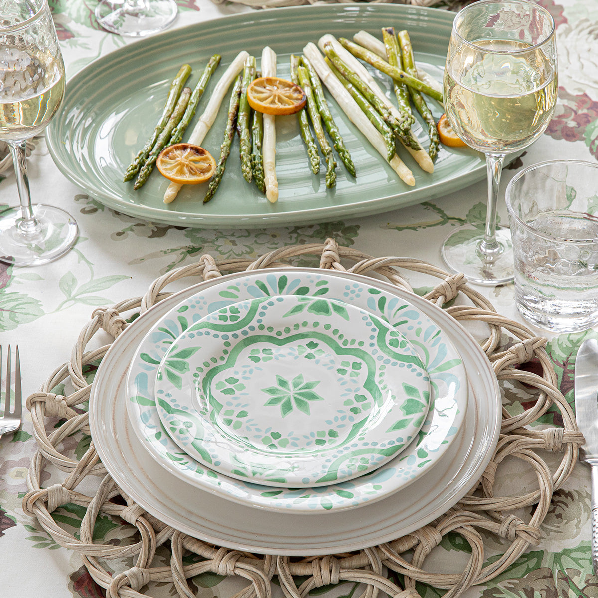 Iberian Side/Cocktail Plate - Sage | Juliska