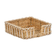 For buffet tables, summer suppers, and pool parties, this napkin holder keeps things tidy and textural. Sturdy woven rattan is both elegant and bohemian and makes the perfect place for our pretty paper napkins or linens. 