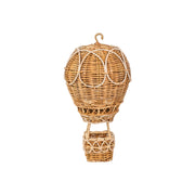 Reminiscent of found treasures from a Provencal French market, this whimsical wicker statement piece is a wonderful addition to any entertaining enthusiast’s trove, ready to take decorating dreams to new heights. Made from sturdy woven rattan, the basket can stand alone on the table as a centerpiece or hang aloft from its convenient hook. Rustic and romantic, it is especially enchanting when filled with floral arrangements and festooned with coordinating ribbons.