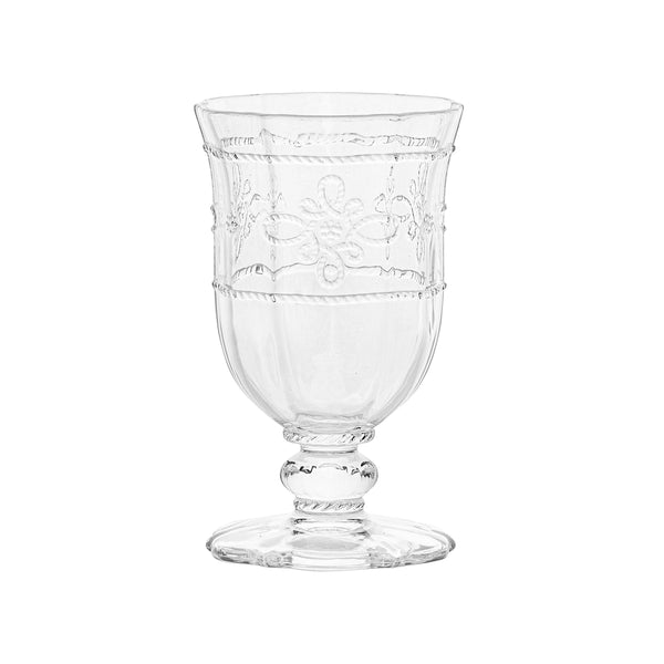 Colette Hand Made & Etched White Wine Glasses, Set of 4