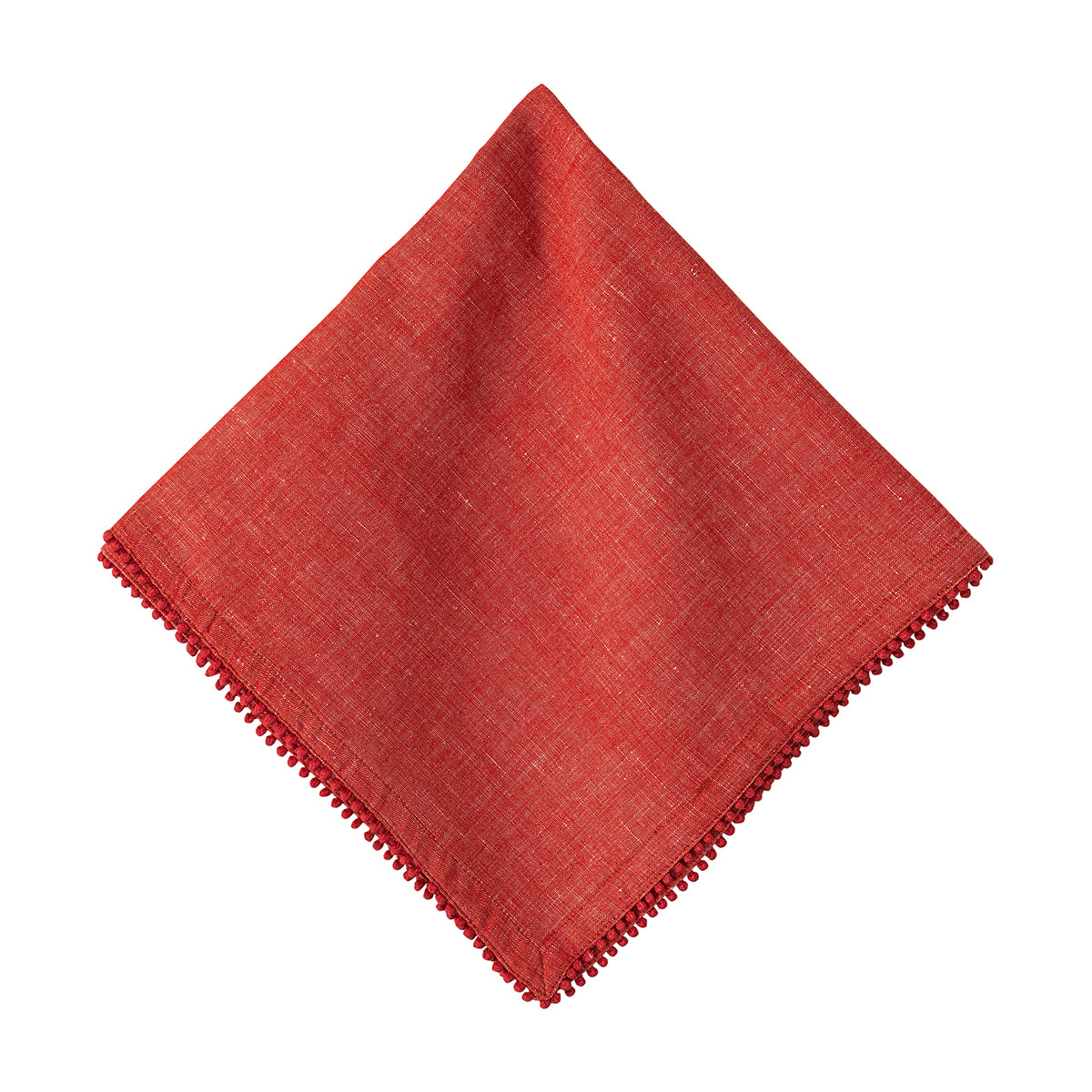 This decidedly chic napkin accessorizes any table setting with that perfect balance of casual-meets-impeccable that French aunties have been effortlessly achieving forever. The cotton/linen blend is textural and elegant, while the hand-knotted trim lends subtle flair. One can never have enough of these versatile linens on hand, for everything from midweek takeout to your most formal occasions. 