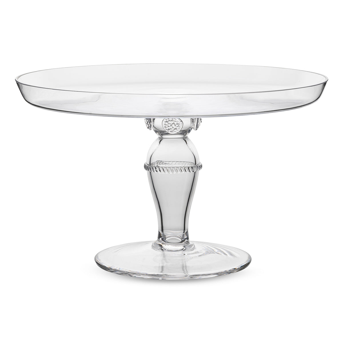 From our Isabella Collection - A roomy platter allows for decadent offerings to be displayed atop an eye-catching pedestal.