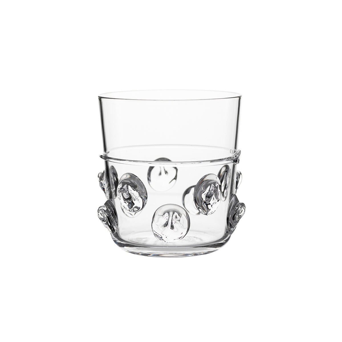 From our Florence Collection- Redesigned for ease of use and featuring the historic bohemian 'prunt' motif of indulgent droplets, this glass is the perfect way to cheers the day in opulent, fun and irresistibly tactile style.