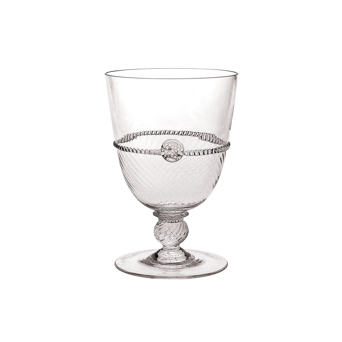 From our Graham Collection - Any beverage positively sparkles when seen through our clear beveled goblet. Elevate a simple glass of ice water to new heights when offset by candlelight for a shimmering and romantic table setting.
