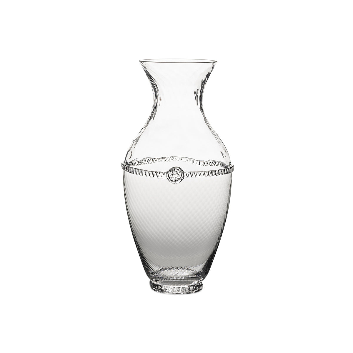 A versatile vessel makes a divine gift for those who treasure life's little luxuries. Sweetly shaped and boasting a single thread with signature berry, this vase is the perfect size for a statement bouquet of stemmed roses.