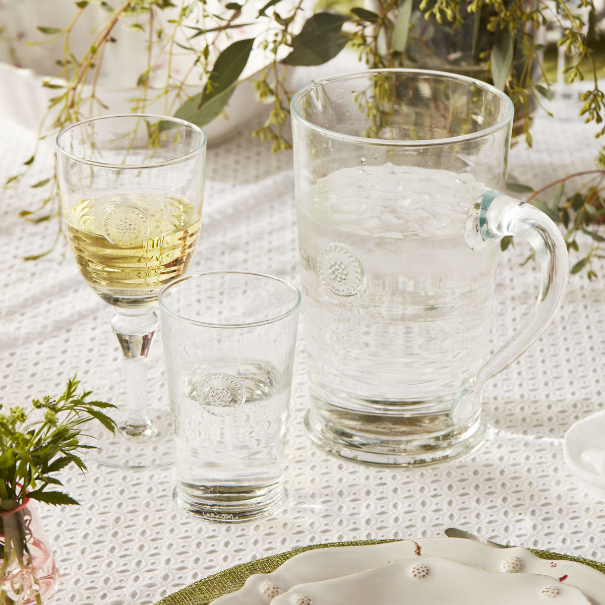 Berry & Thread Glass Pitcher – Juliska