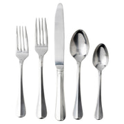 From our Bistro Collection - The joie de vivre radiating from the outdoor cafes of Paris captures the essence of our Bistro flatware. With a lustrous satin-finish, classic center pleat and generous weight, our 19/10 stainless steel flatware bestows a chic timelessness to your table and pays homage to functional beauty.