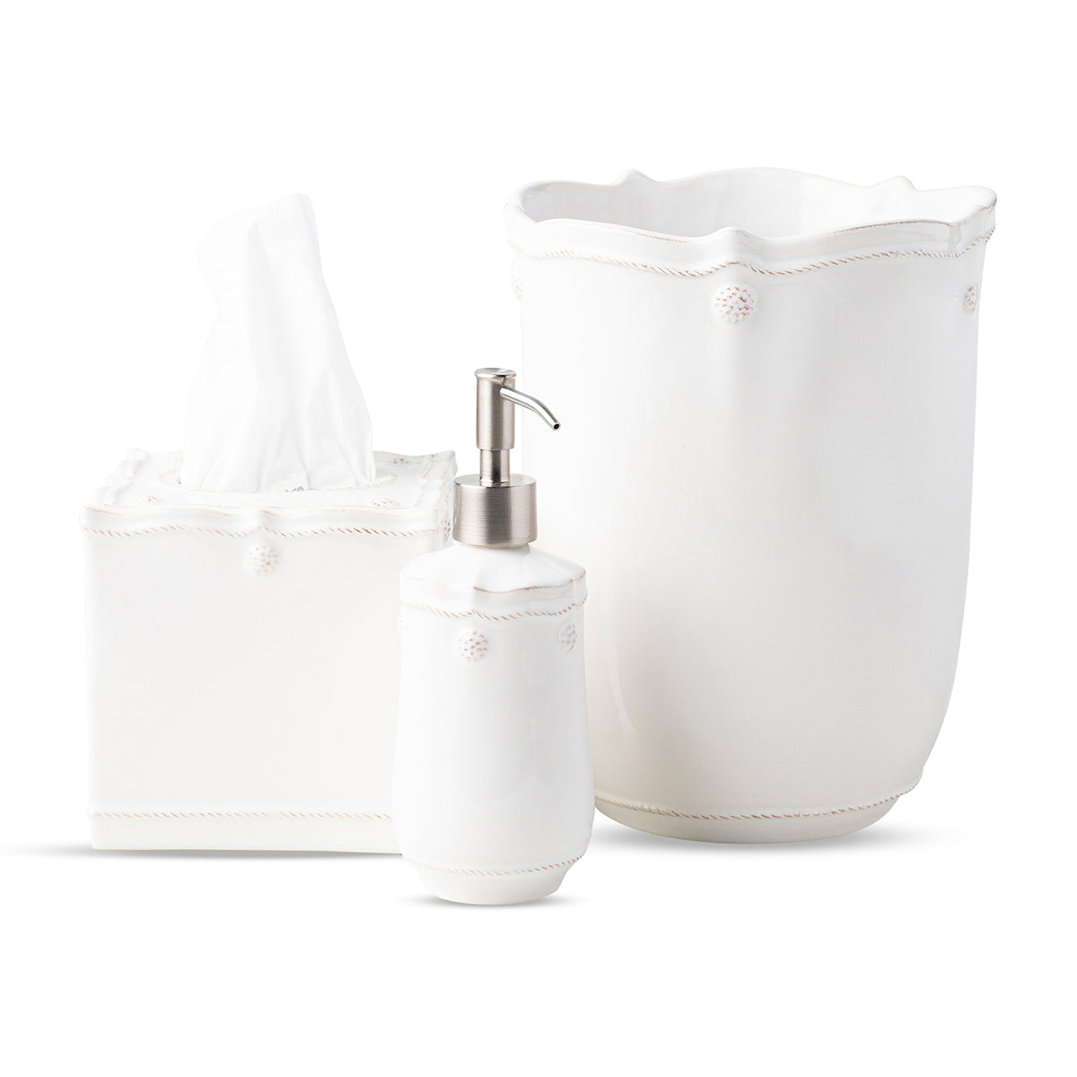 Juliska Bath Set/3pc - Whitewash