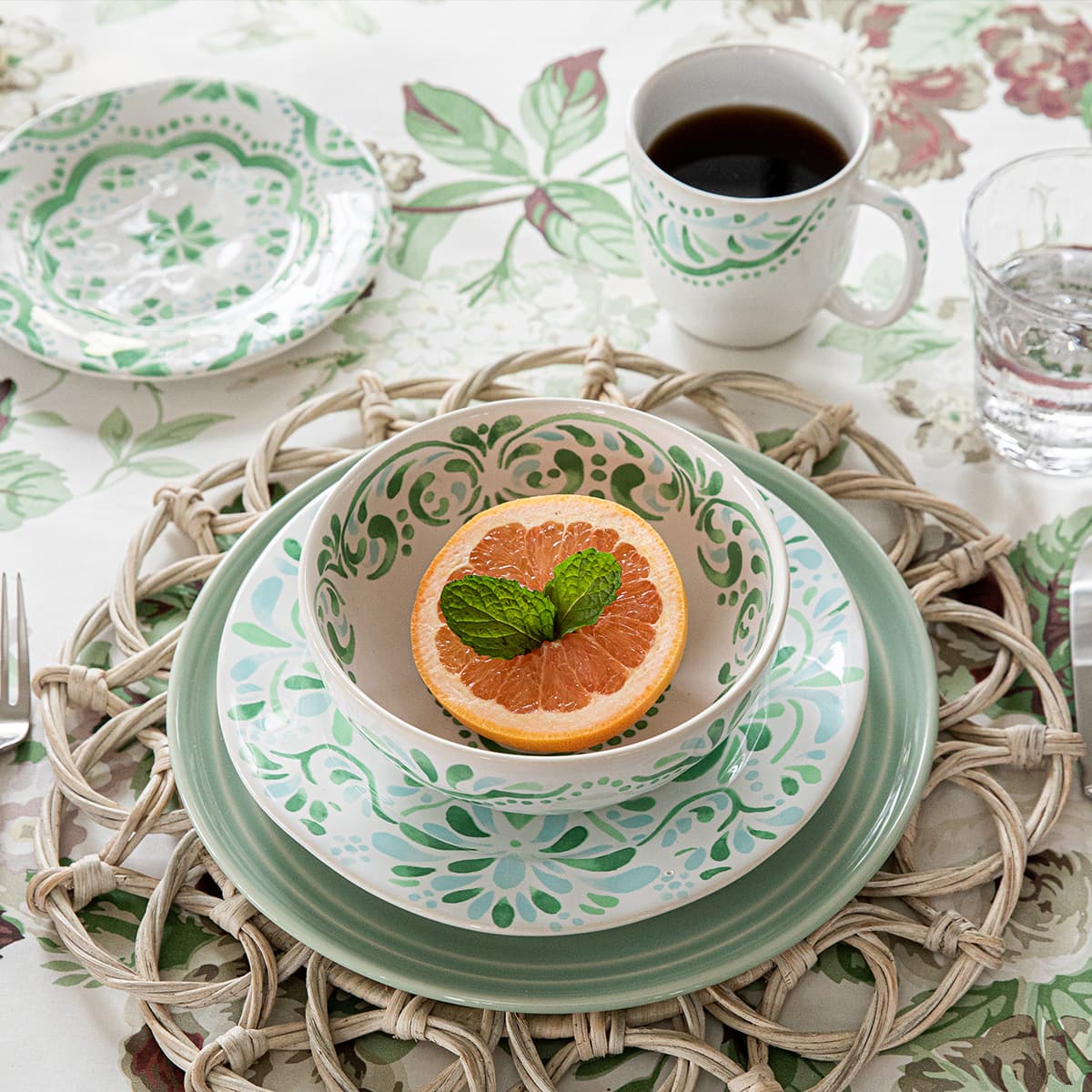 Provence Rattan Placemat - Whitewash – Juliska