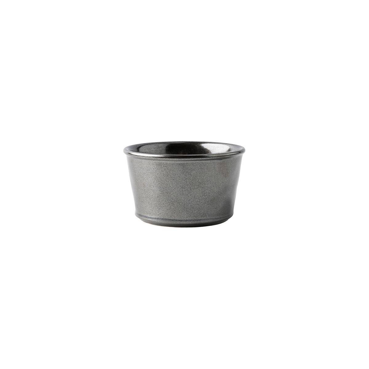 From our Pewter Stoneware Collection - Your after dinner chocolate pot-de-creme is stunning enough to serve at Hampton Court but practical enough for your everyday delicacies. Our elegant but easy ramekin goes straight from oven to table to dishwasher.