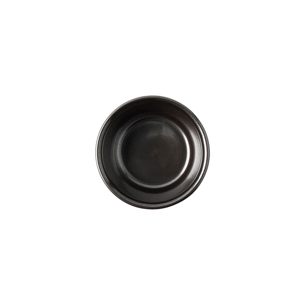 Pewter Stoneware Ramekin, styled table setting view