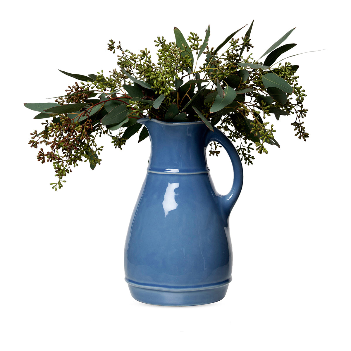 Puro Ceramic Pitcher - Chambray – Juliska