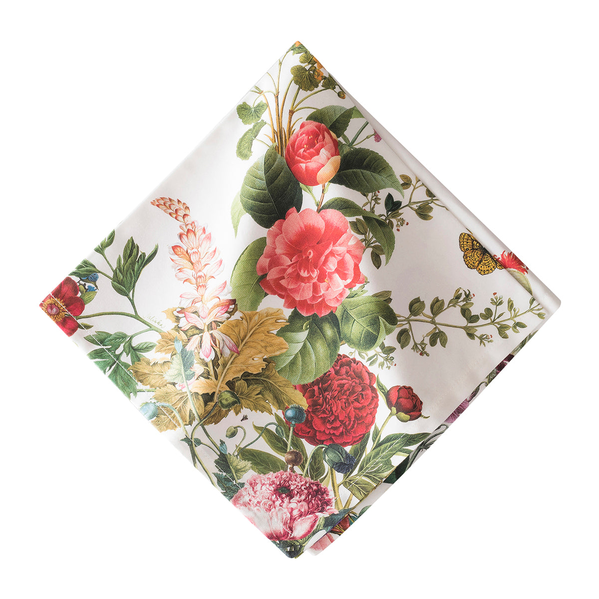 From our Linens Collection - Sure to brighten any room, a sprinkling of bold florals married with crisp, elegant linen is a decorating match made in heaven.