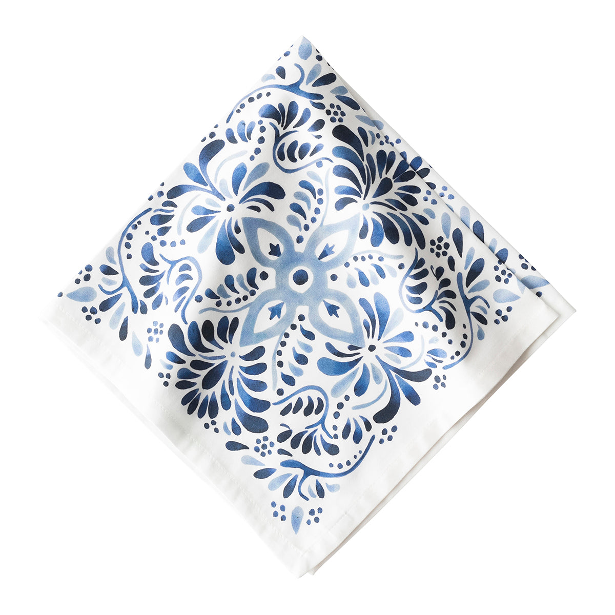 A journey to the sandy Iberian coast inspired this Iberian Journey motif where we've reinterpreted this region's stunning cobalt blue painted tiles onto a crisp white backdrop.