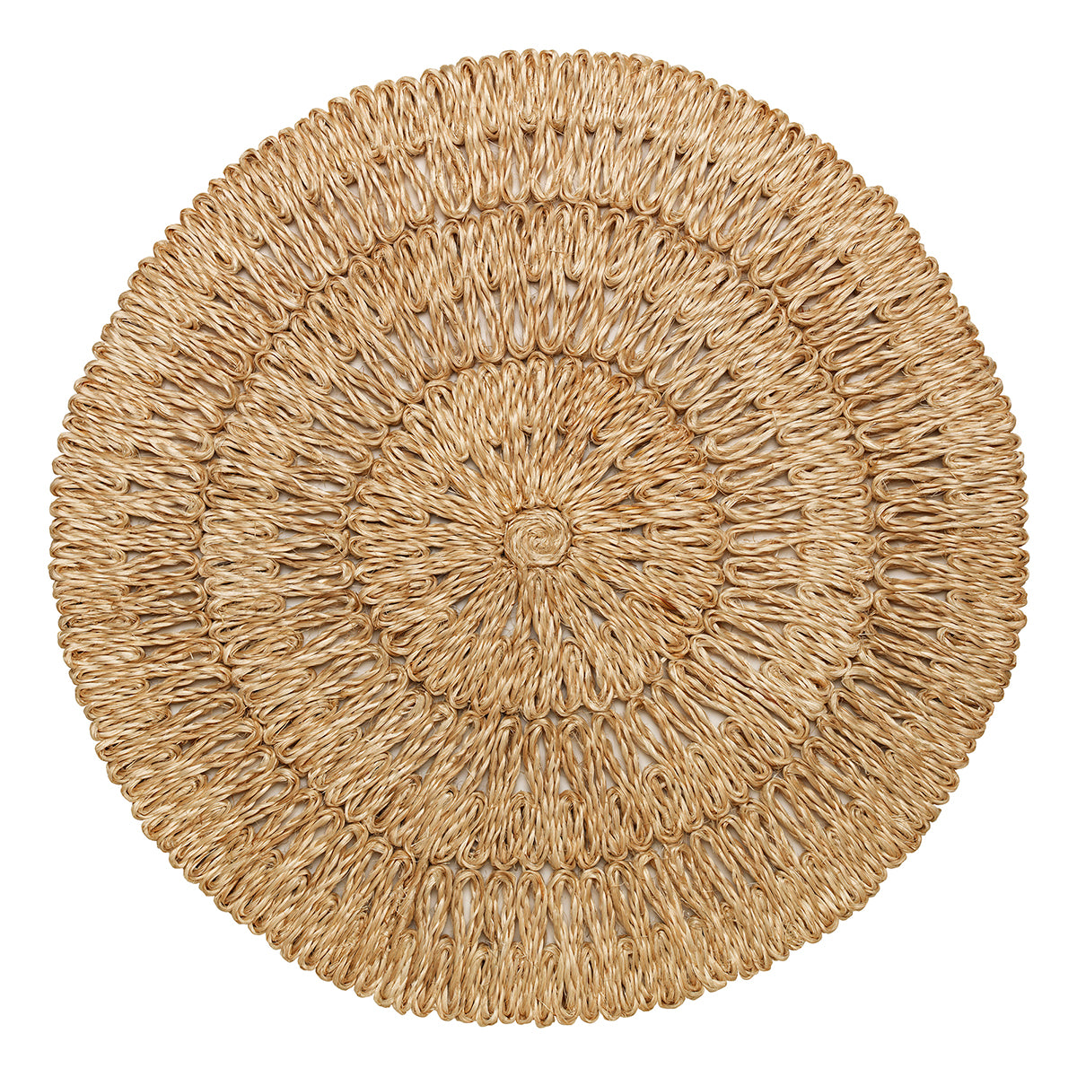 Straw Loop Placemat - Natural - Natural