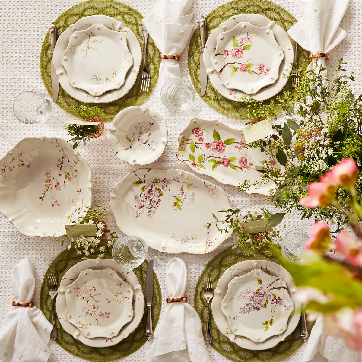 Tuileries Garden Placemat - Pistachio – Shop Juliska