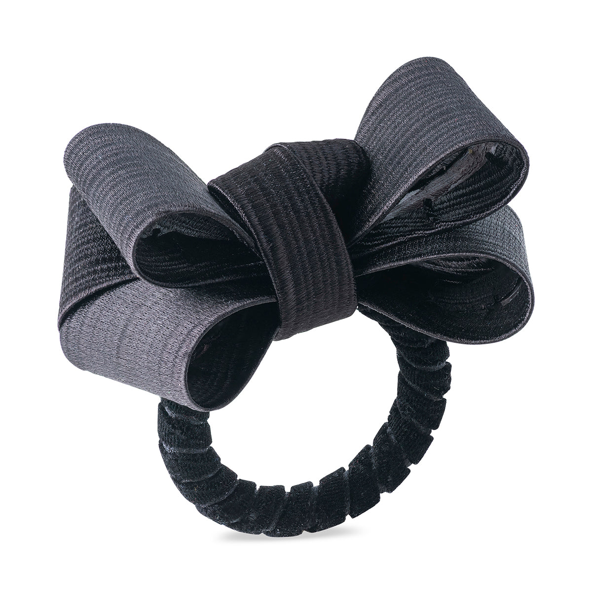 Tuxedo black napkin ring.