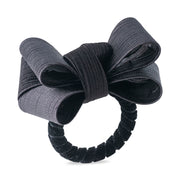 Tuxedo black napkin ring.
