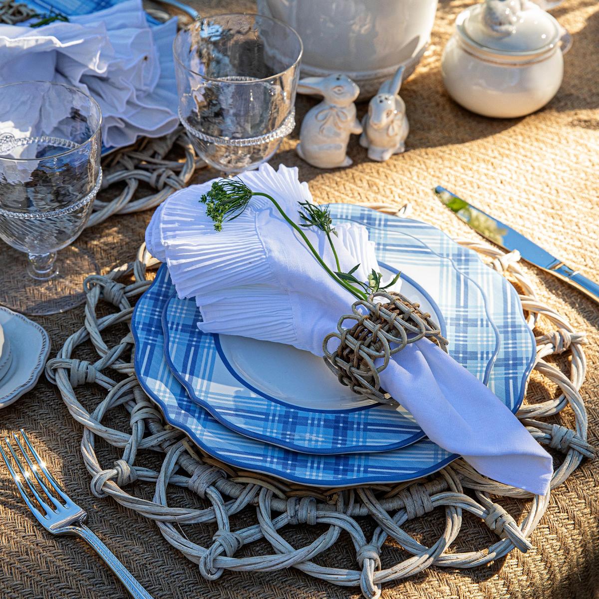 Provence Rattan Napkin Ring - Whitewash – Shop Juliska