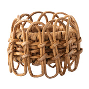 Made of natural hand-woven rattan, this napkin ring delivers instant texture to any table setting - from garden parties to forest feasts and your daily dinner table.