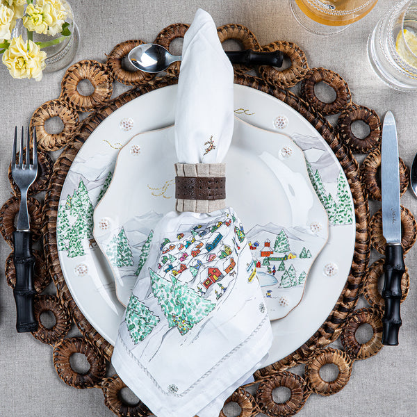 Bamboo 5pc Place Setting in Black | Juliska