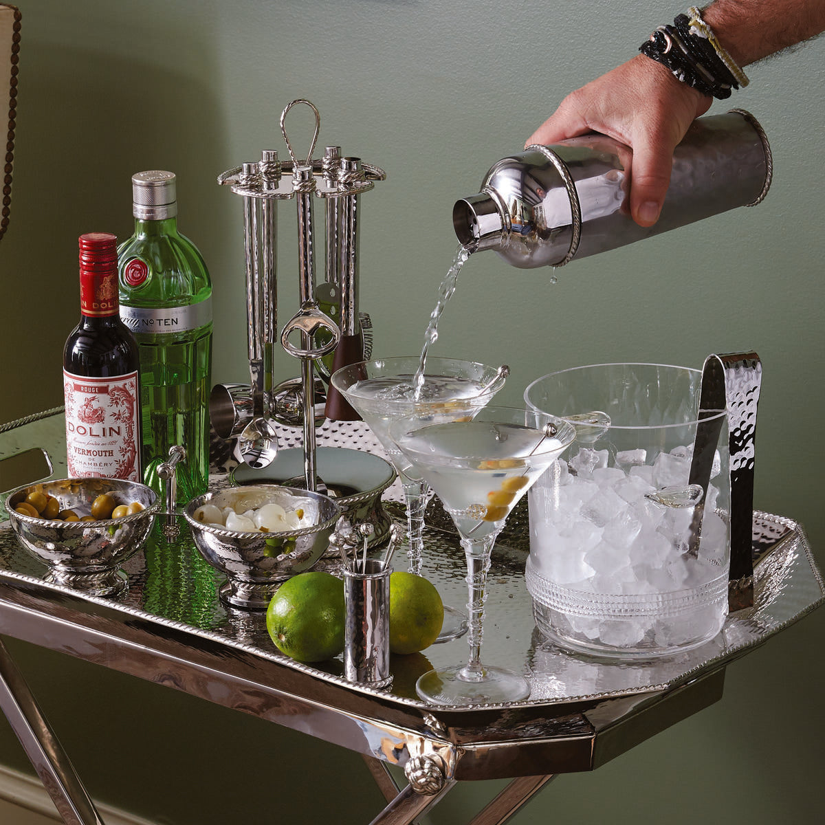 Graham Bar Tray and Stand | Juliska – Shop Juliska