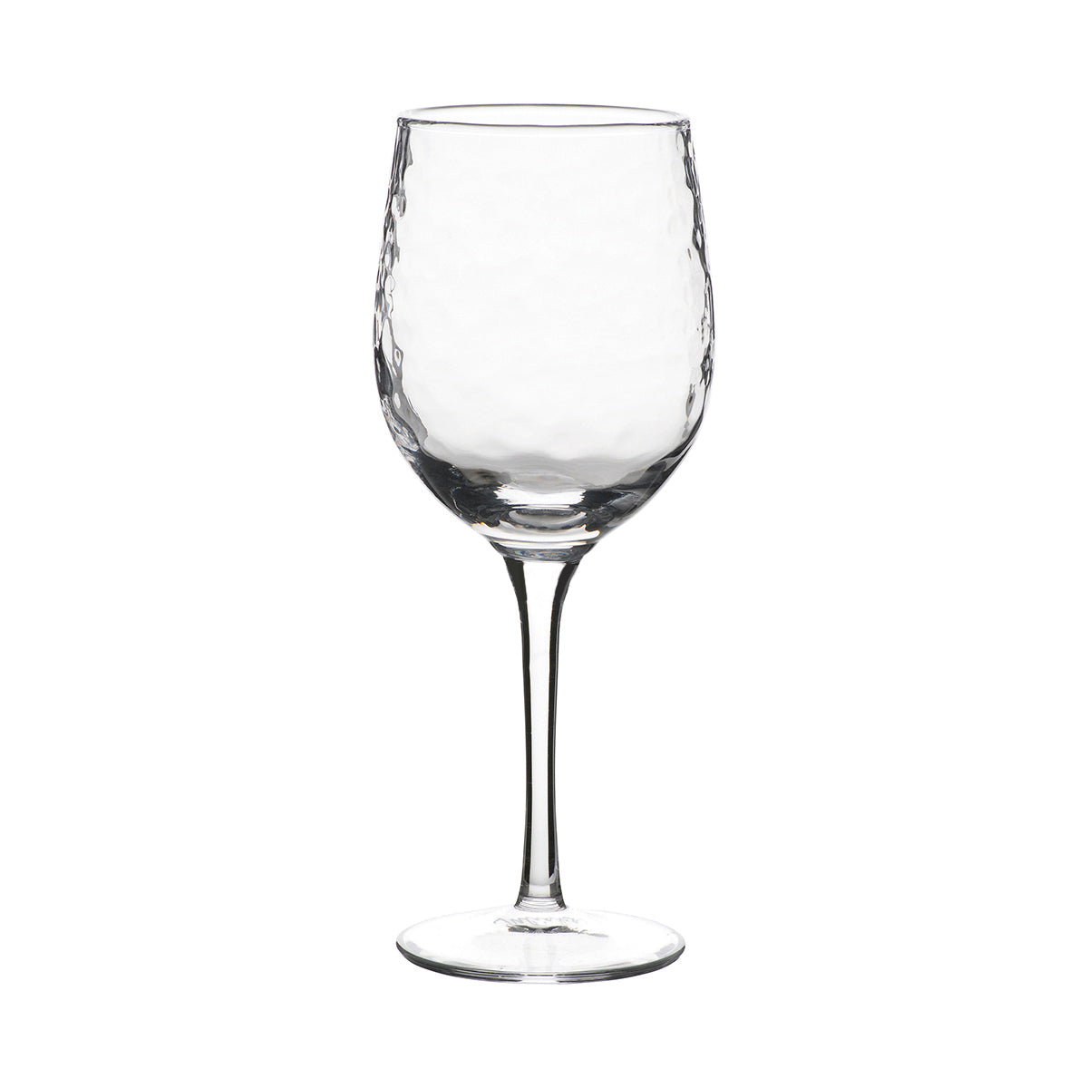 This subtly shimmering and textured collection is crafted of sturdy mouth-blown glass to help you celebrate life's simple pleasures, like the perfect pairing of your favorite pinot noir with a hearty beef bourguignon.