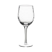 This subtly shimmering and textured collection is crafted of sturdy mouth-blown glass to help you celebrate life's simple pleasures, like the perfect pairing of your favorite pinot noir with a hearty beef bourguignon.