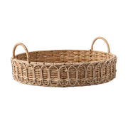 Infinitely useful and naturally beautiful, pile delicious things onto our handwoven rattan tray and serve up style, structure, and an effortlessly tidy look - wherever you set the scene.