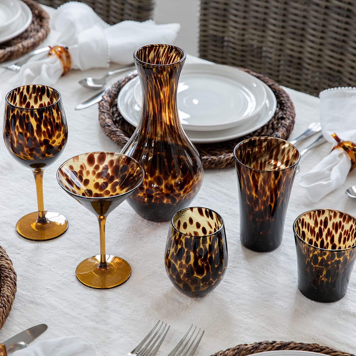 Juliska Puro Carafe - Tortoiseshell – Shop Juliska