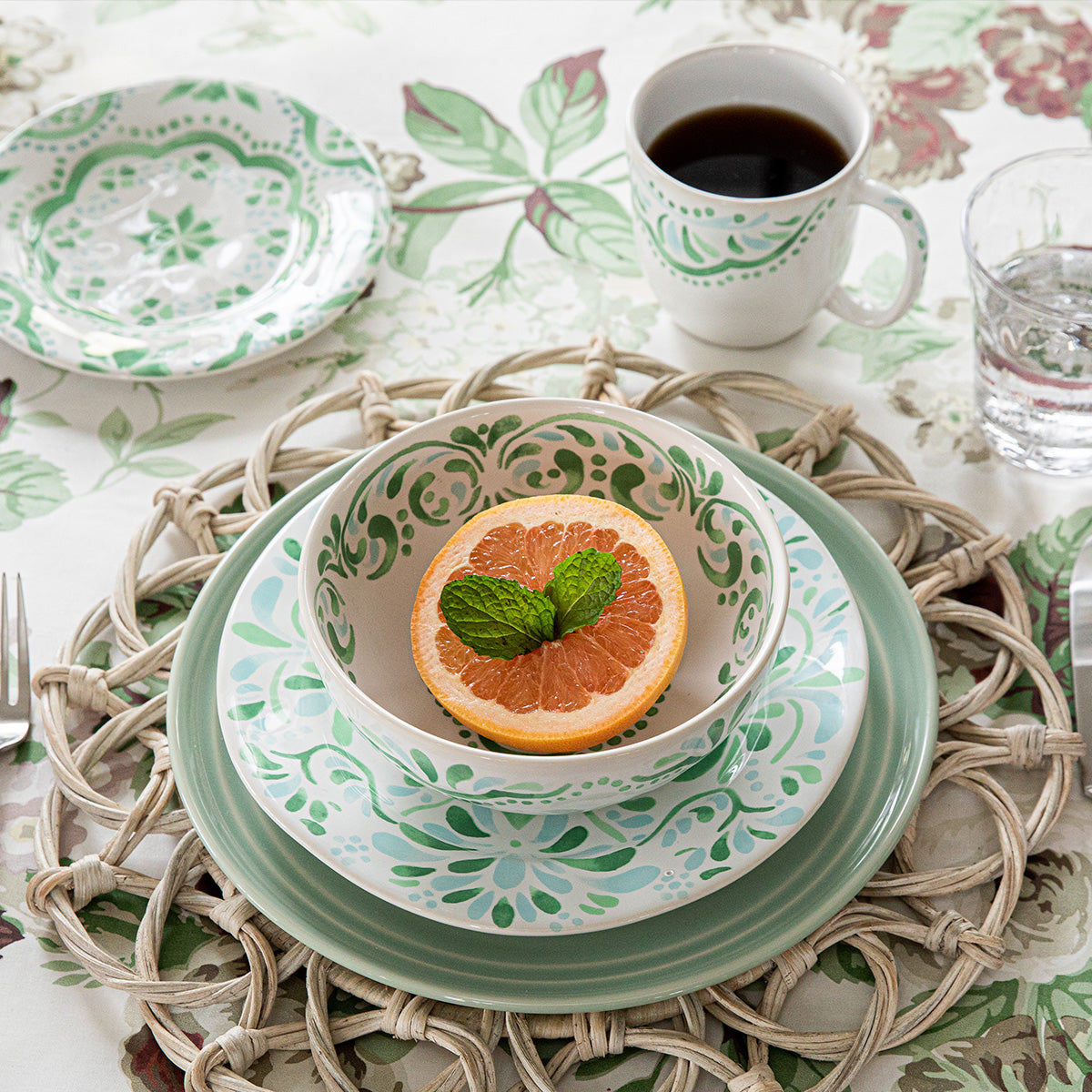 Iberian Cereal Bowl - Sage | Juliska