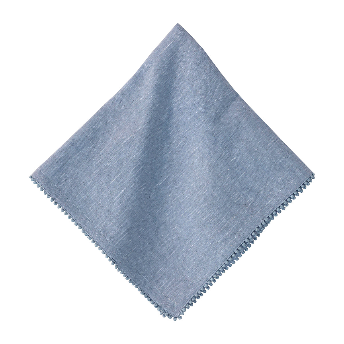 This decidedly chic napkin accessorizes any table setting with that perfect balance of casual-meets-impeccable that French aunties have been effortlessly achieving forever. The cotton/linen blend is textural and elegant, while the hand-knotted trim lends subtle flair. One can never have enough of these versatile linens on hand, for everything from midweek takeout to your most formal occasions. 