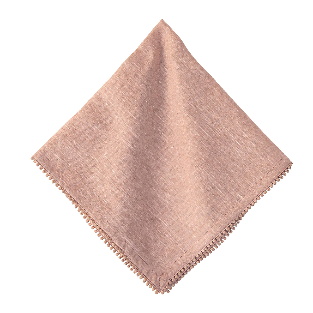 This decidedly chic napkin accessorizes any table setting with that perfect balance of casual-meets-impeccable that French aunties have been effortlessly achieving forever. The cotton/linen blend is textural and elegant, while the hand-knotted trim lends subtle flair. One can never have enough of these versatile linens on hand, for everything from midweek takeout to your most formal occasions. 